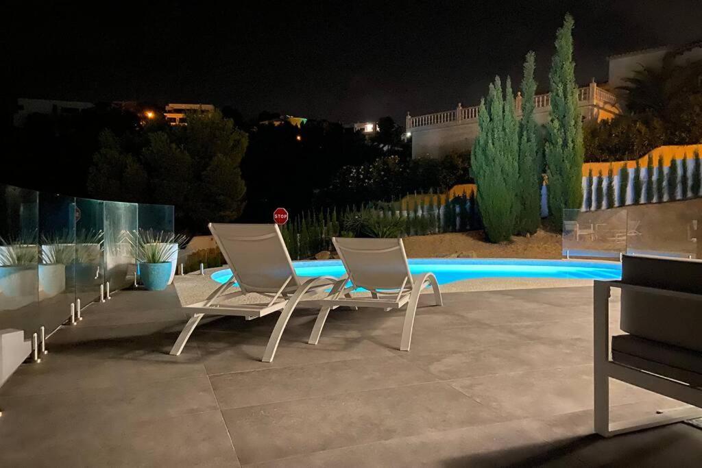 Precioso Apartamento En Una Villa Con Piscina En Cumbre Del Sol Moraira Benitachell Luaran gambar