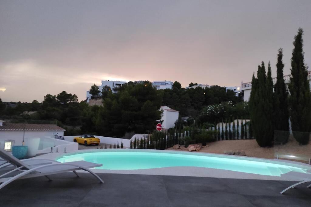 Precioso Apartamento En Una Villa Con Piscina En Cumbre Del Sol Moraira Benitachell Luaran gambar