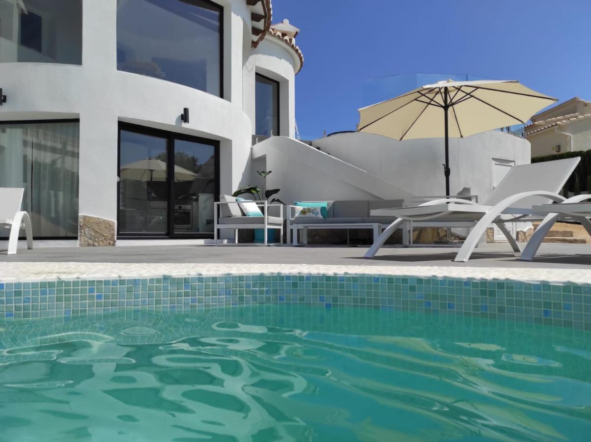 Precioso Apartamento En Una Villa Con Piscina En Cumbre Del Sol Moraira Benitachell Luaran gambar